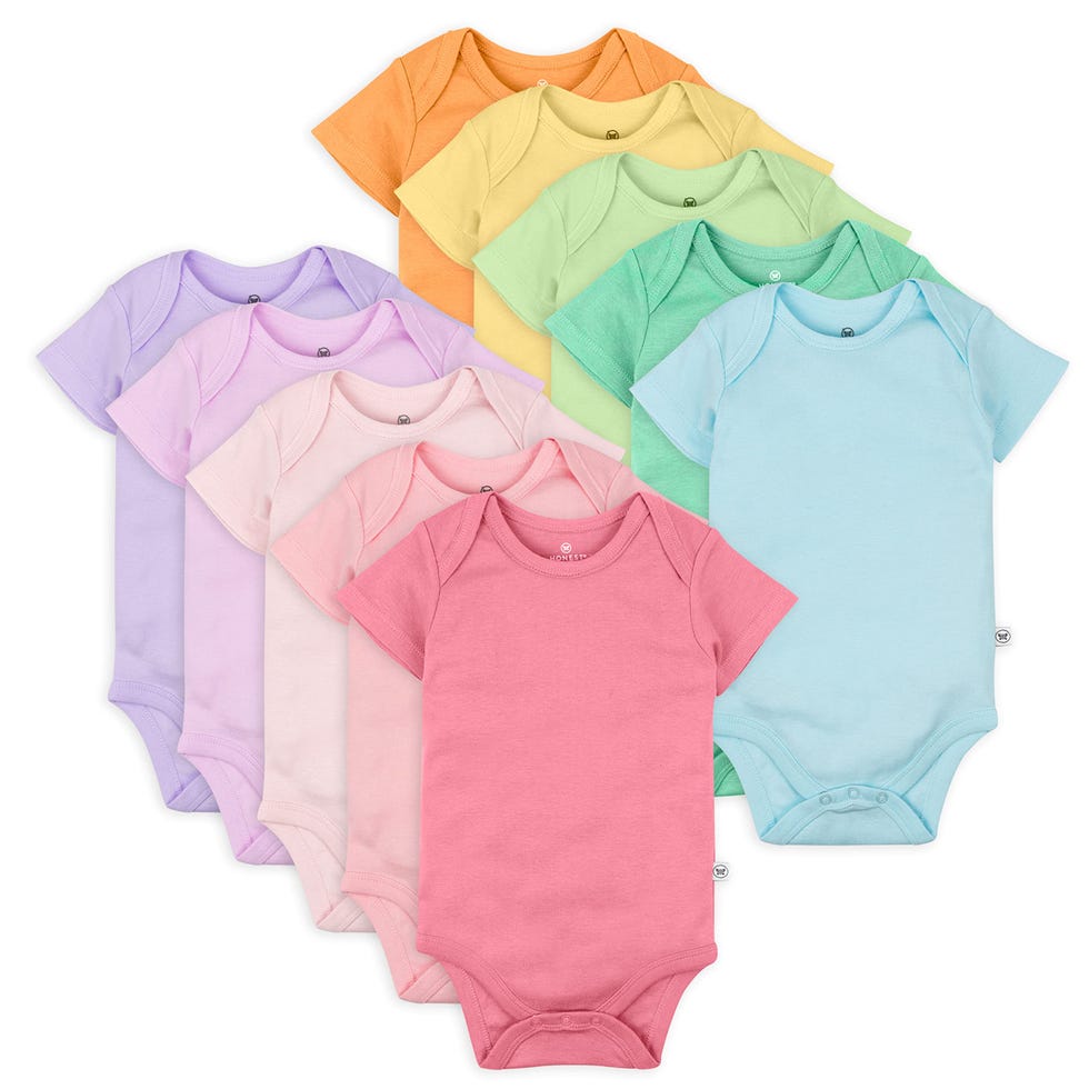 HonestBaby 10-Pack Short Sleeve Bodysuits