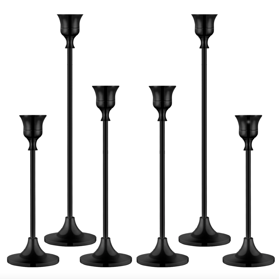 Taper Metal Candlestick Holders 