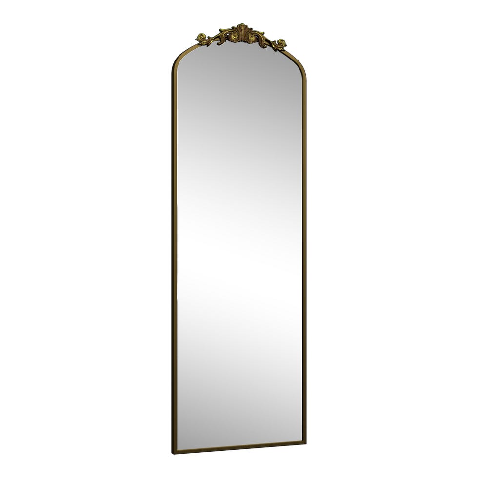 Gold Arched Full Length Mirror