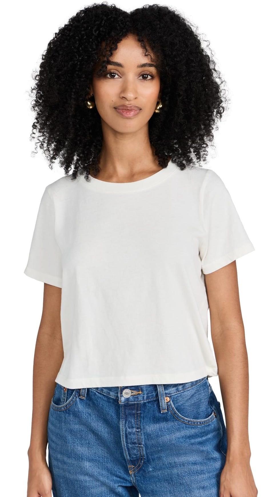 Soft Fade Cotton Boxy Crop Tee
