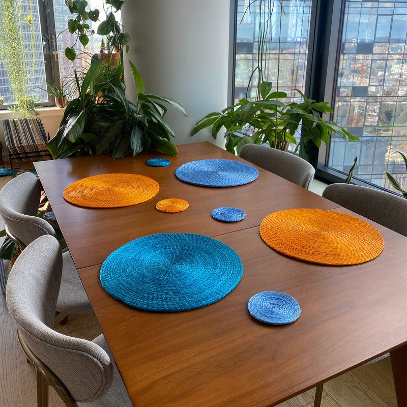 Woven Coasters Set
