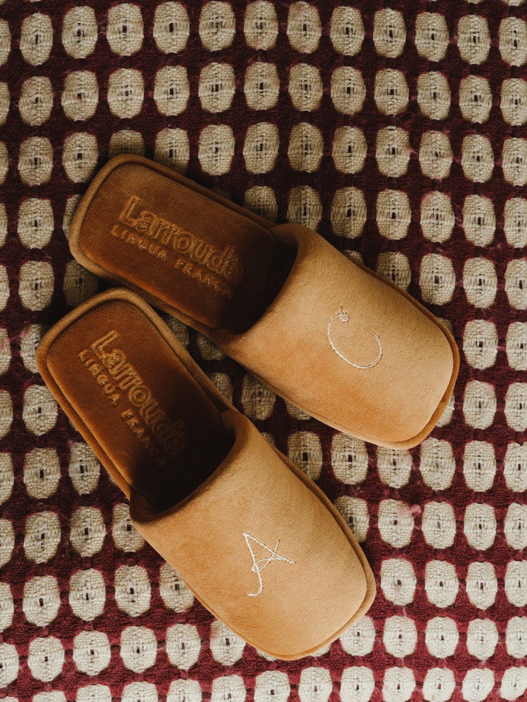Salted Caramel Customizable Sleeper Slippers