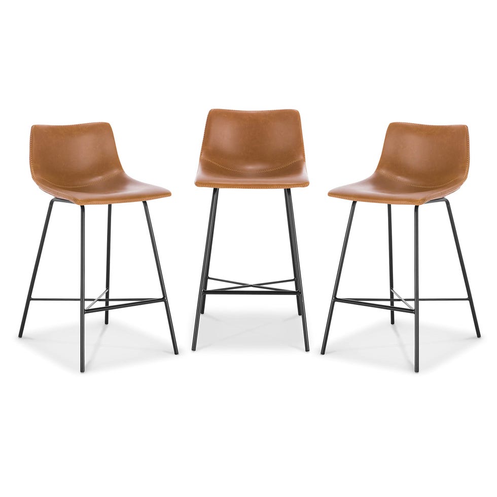 Bar stools, set of 3