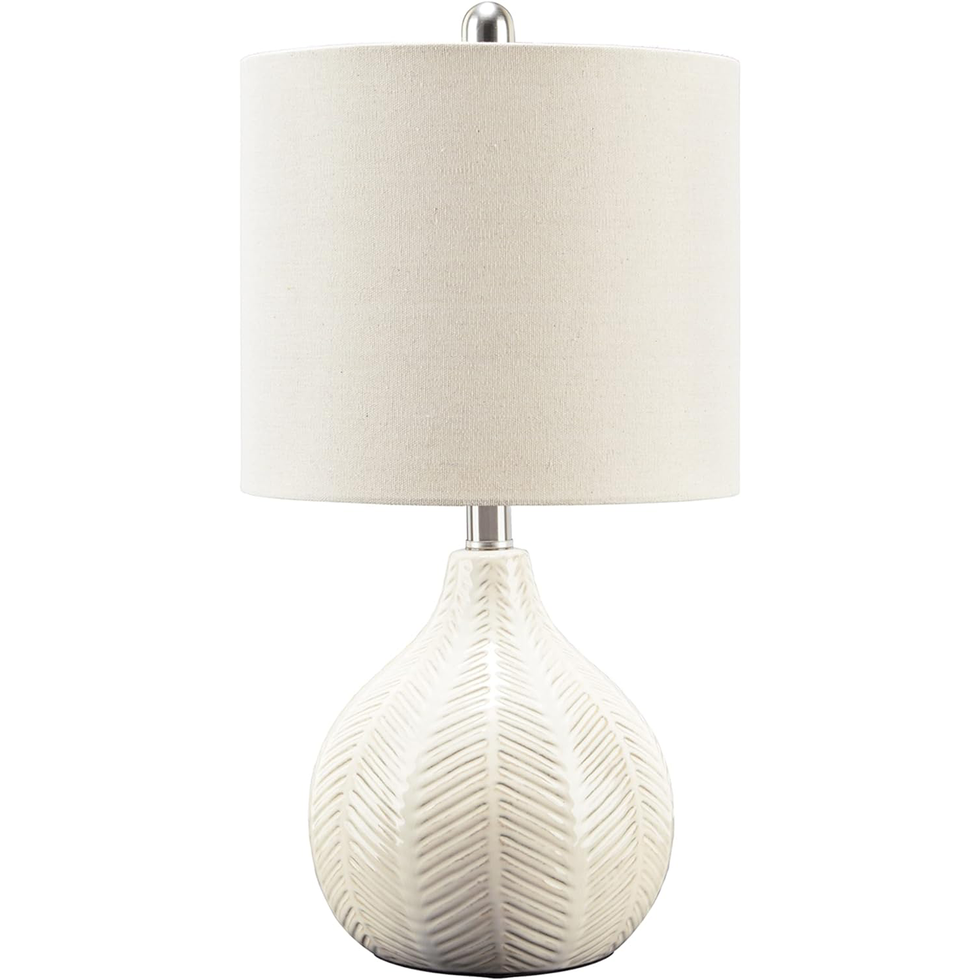 Herringbone Ceramic Table Lamp