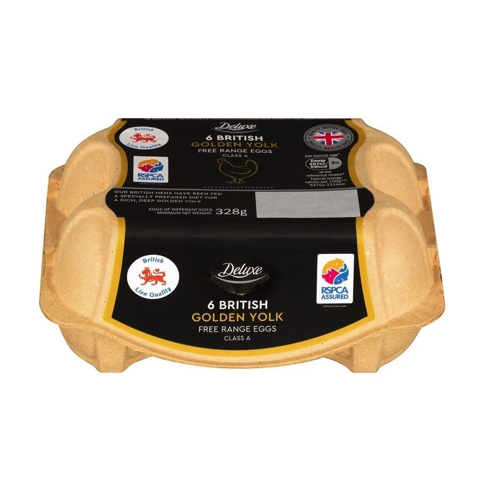 Deluxe Golden Yolk Eggs