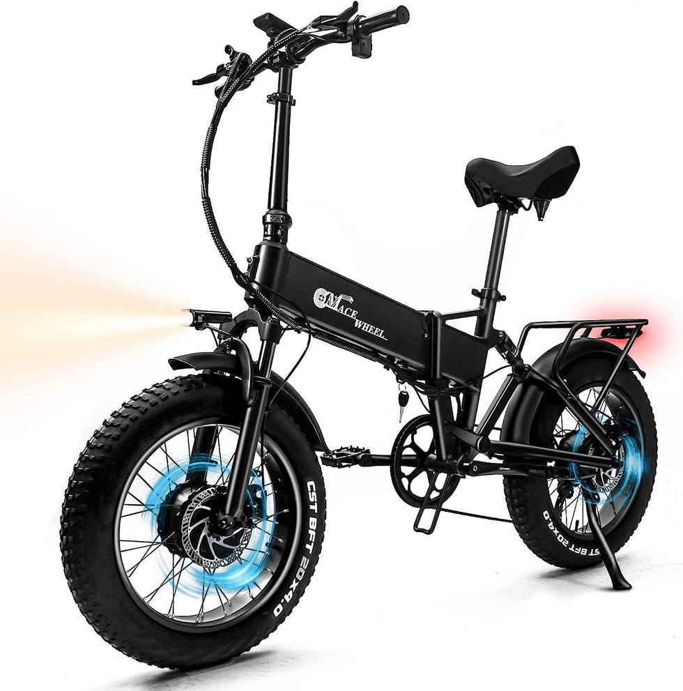 20'' Bici Elettrica Pieghevole da Doppio Motore