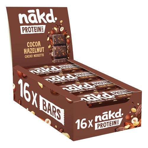 Nakd Cocoa Hazelnut Protein Bar x16