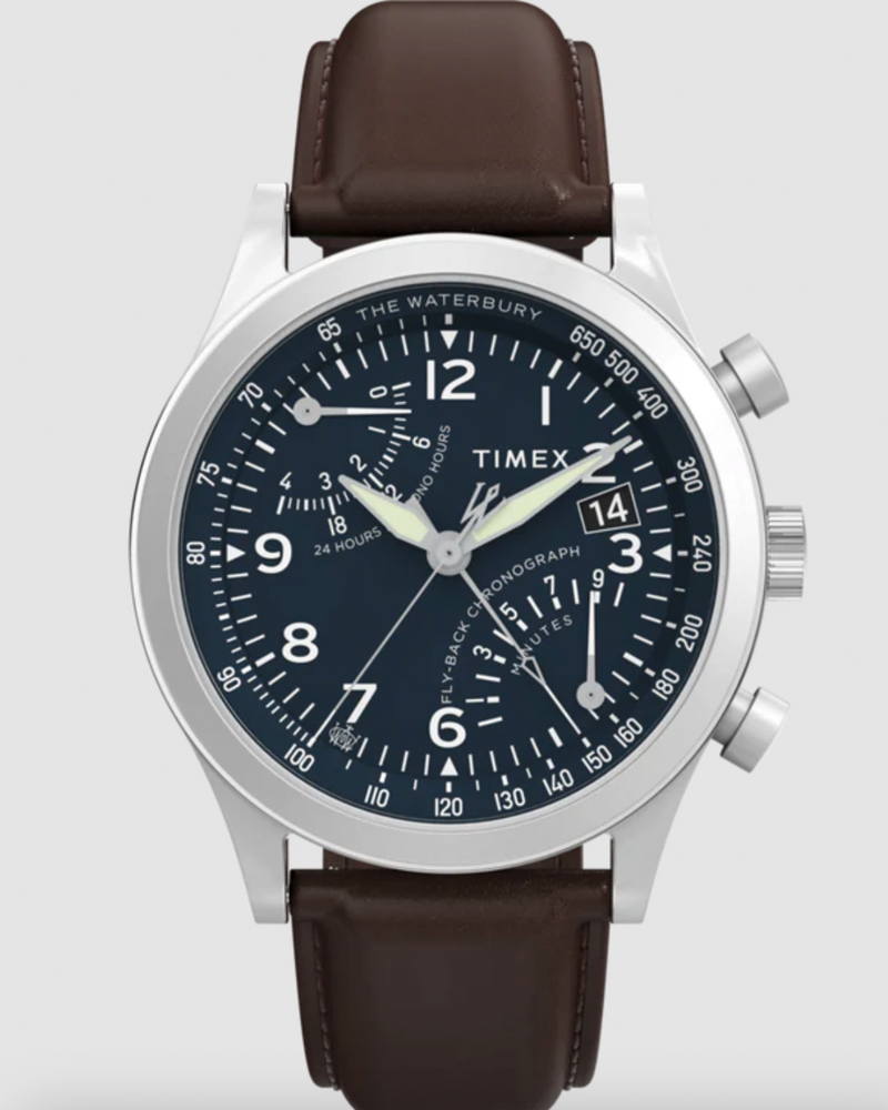 Waterbury Traditional Fly Back Chronograph 43mm Watch