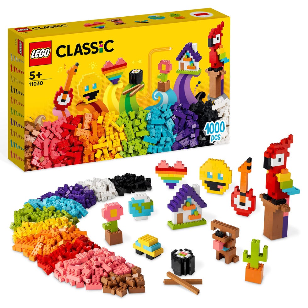 Classic Lots of Bricks Construction Toy Set