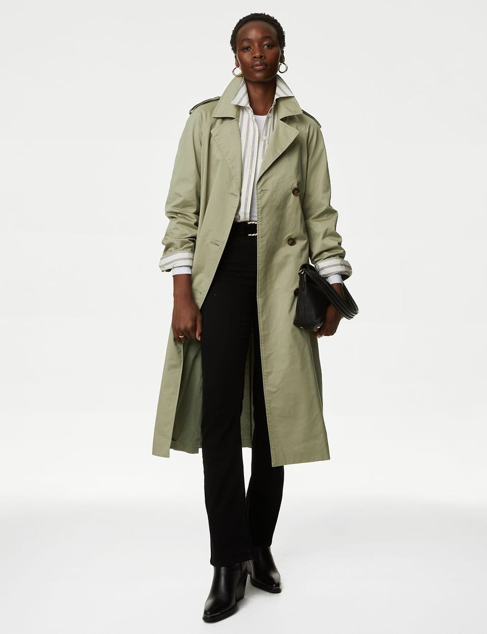 Cotton Rich Longline Trench Coat