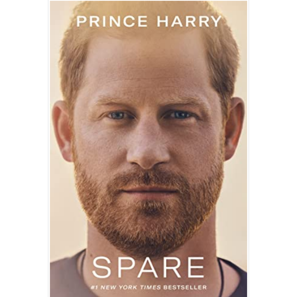 ‘Spare’ by Prince Harry The Duke of Sussex