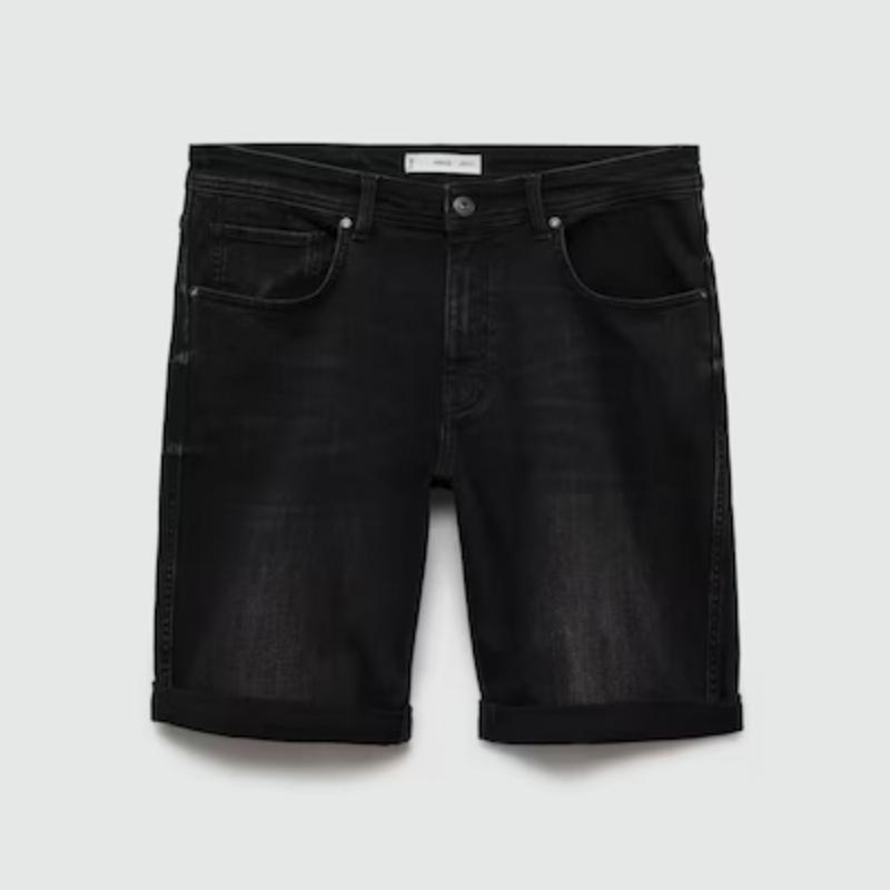 Denim Bermuda Shorts