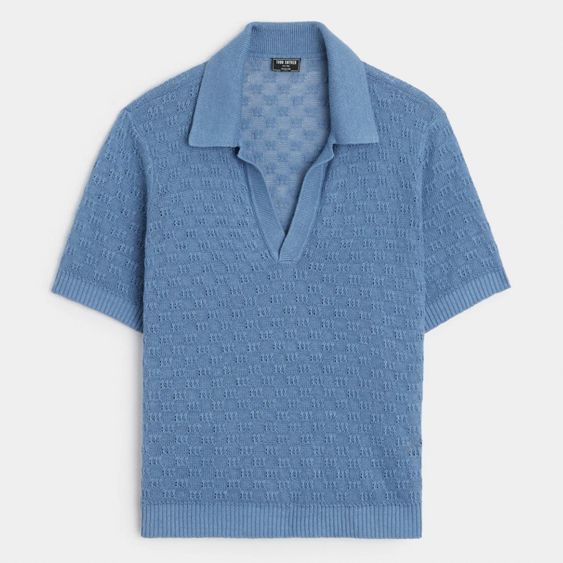 Open-Knit Montauk Polo