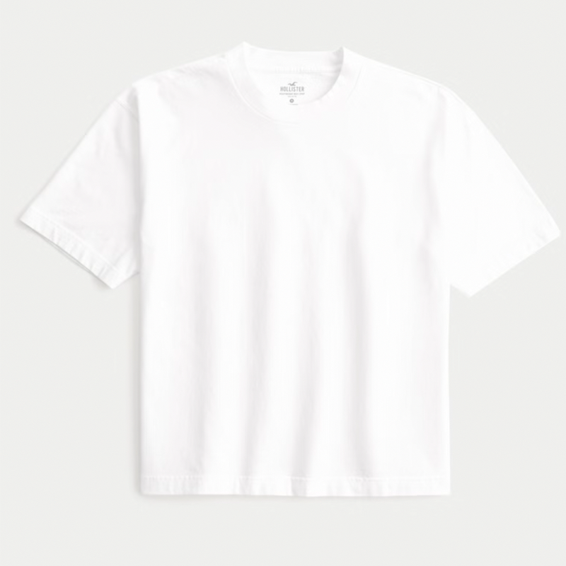 Heavyweight Boxy Crop Crew T-Shirt