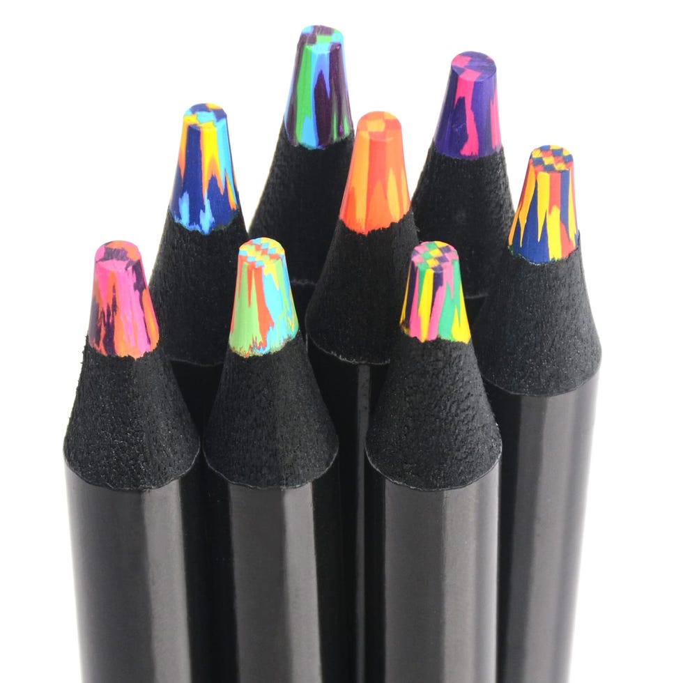 8-Piece Rainbow Pencils 