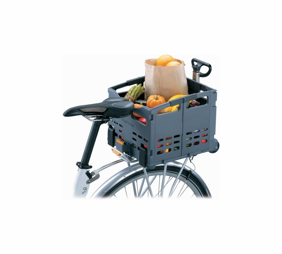 TrolleyTote Foldable MTX Rear Bike Basket