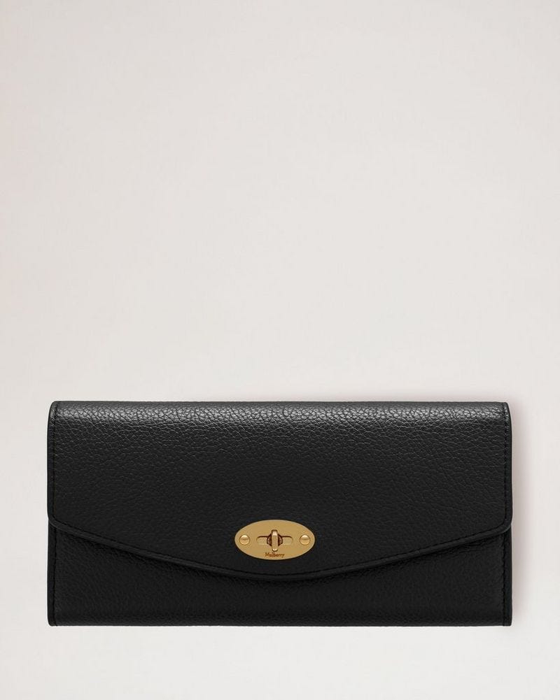 Darley Wallet Black Small Classic Grain