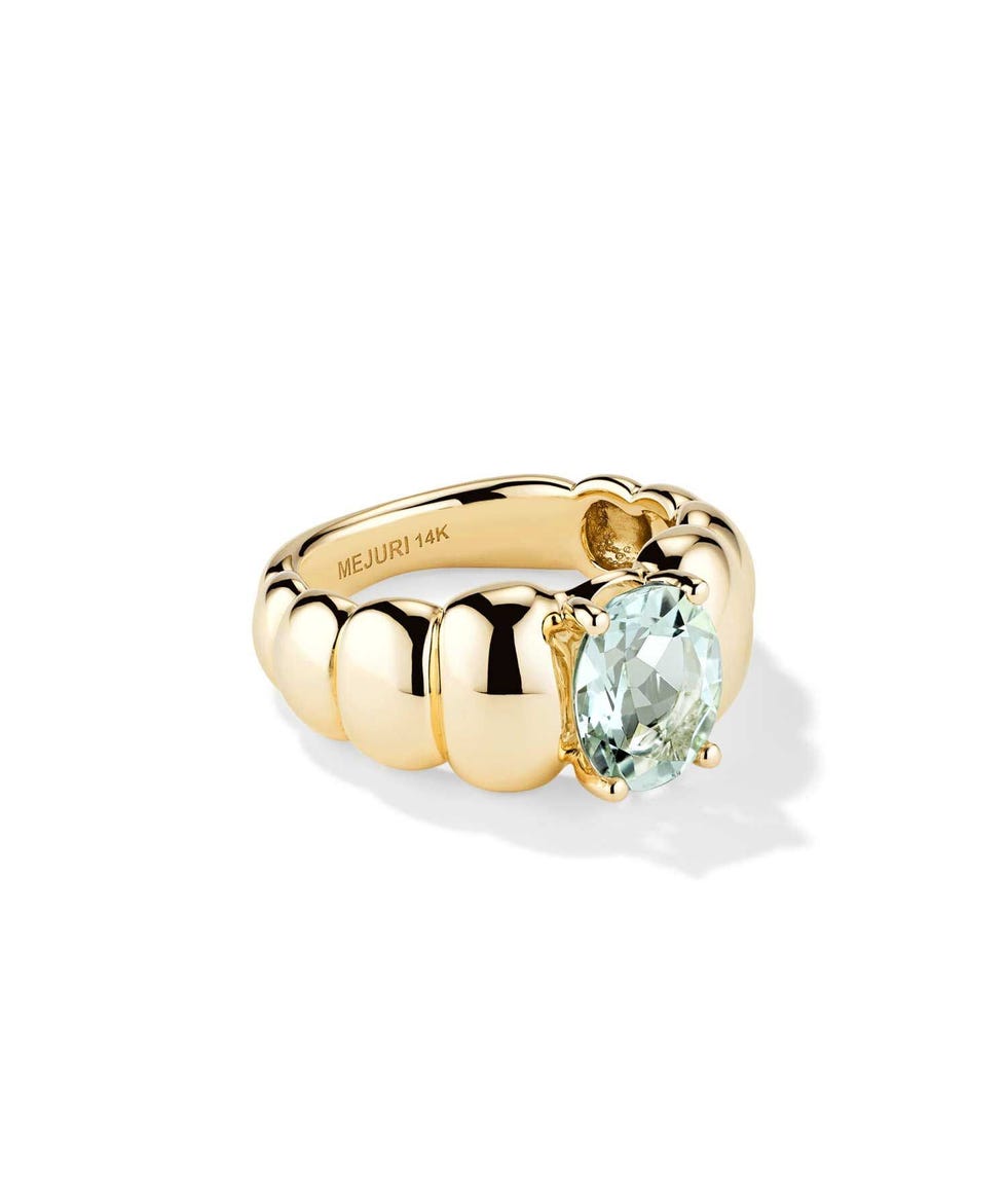 Mejuri Puffy Charlotte Gemstone Ring