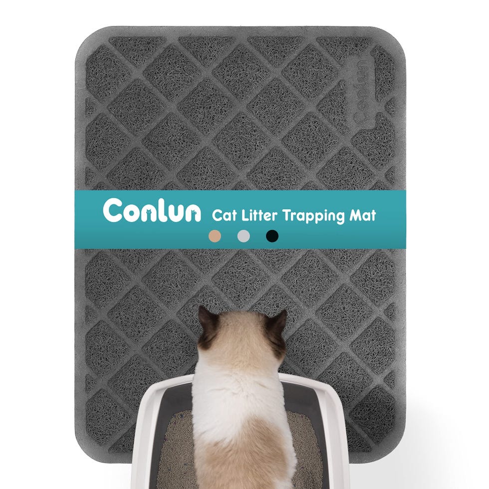 Conlun cat litter mat (61 x 43 cm gray)