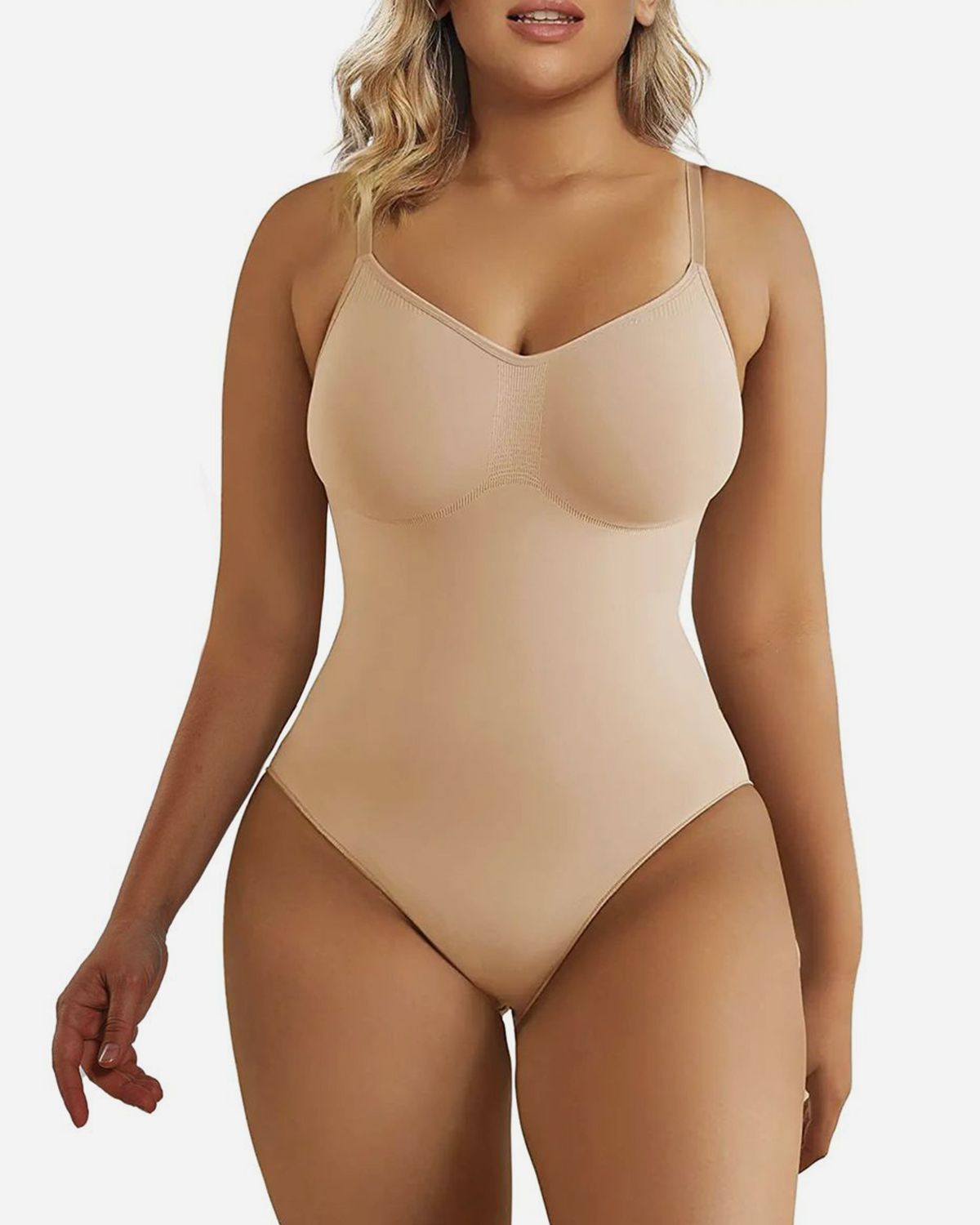 XS hot Beige Women Full Body Shaper