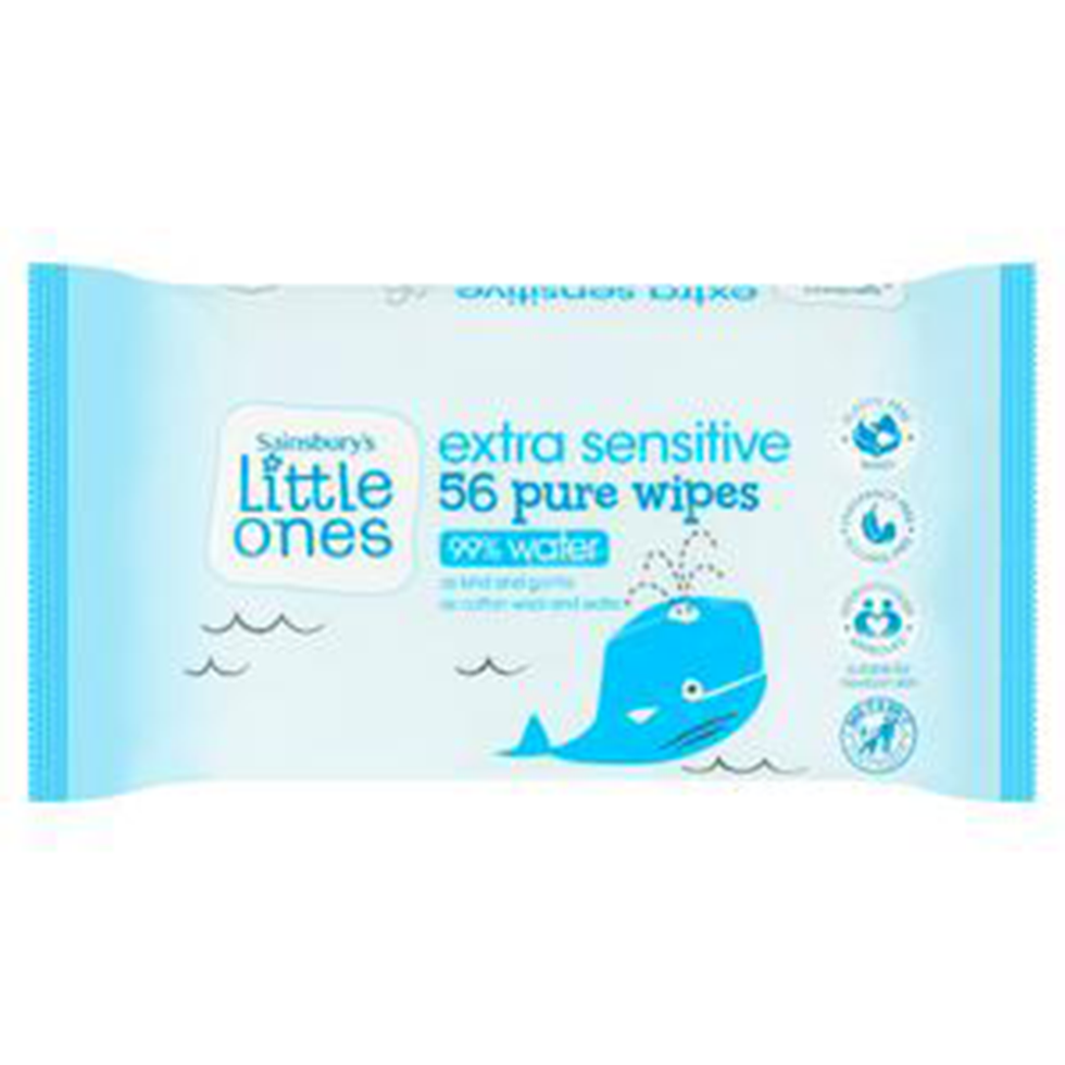 Little Ones Extra Sensitive Pure Wipes 