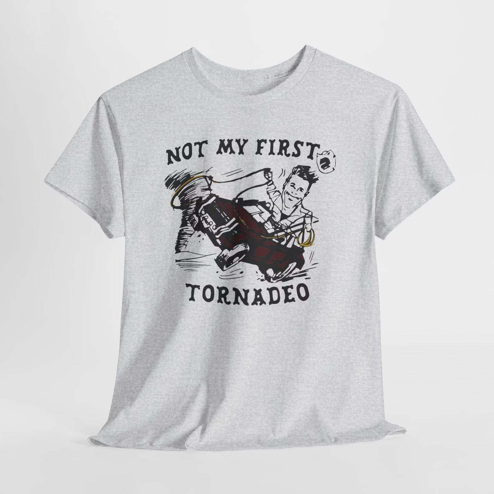 How to get Glen Powell's 'Not My First Tornadeo' Twisters t-shirt