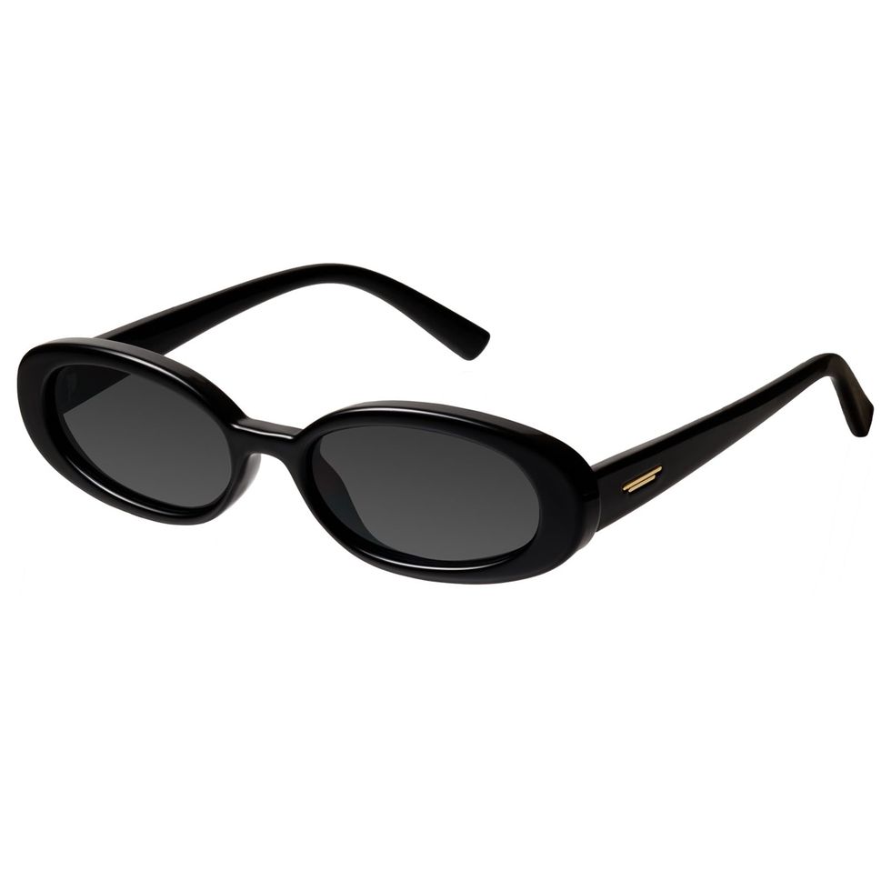 Narrow Oval Sunglasses 
