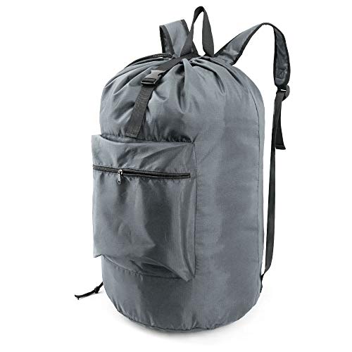 BeeGreen Gray Laundry Backpack