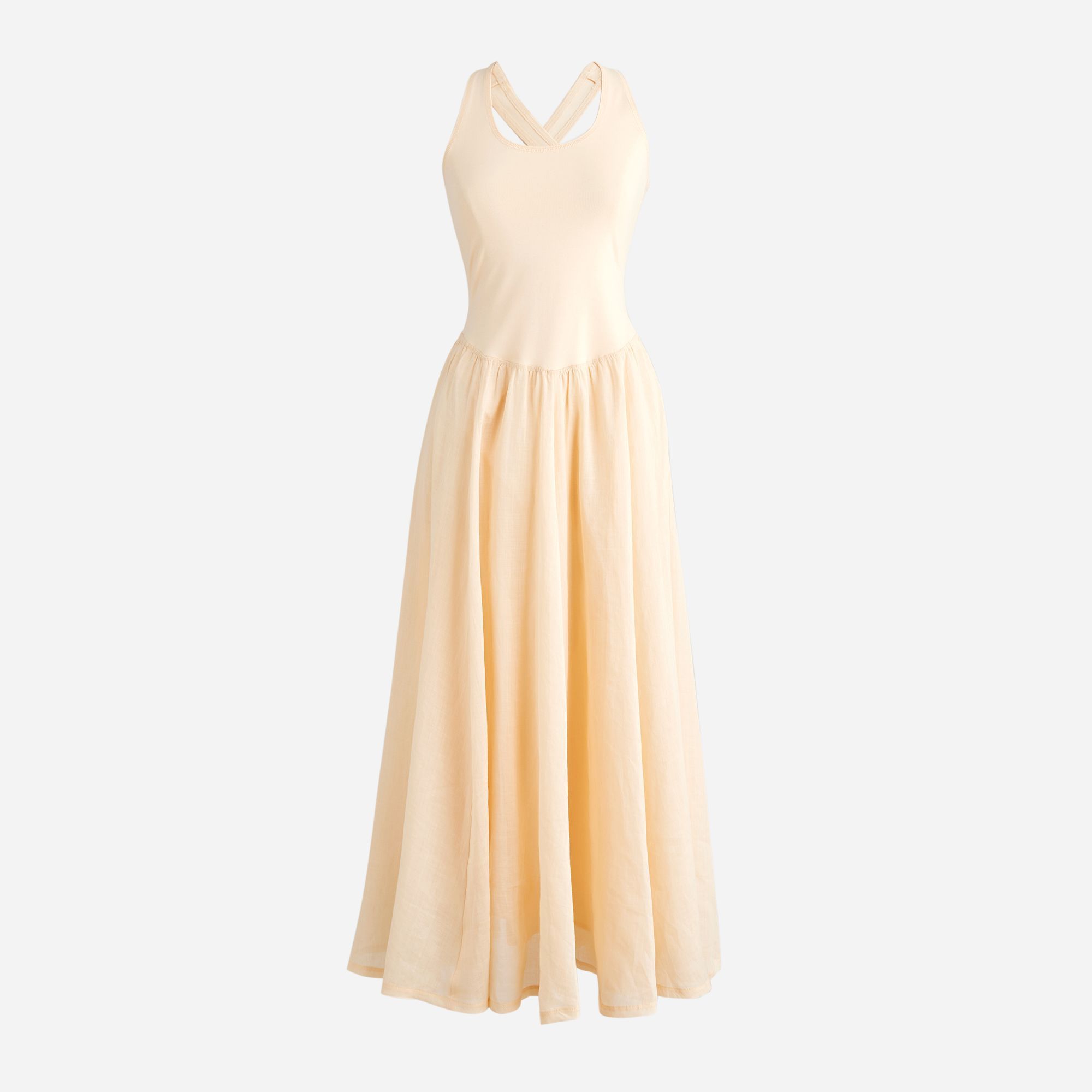 J.Crew x Maryam Nassir Zadeh + Sheer Bias-Cut Slip Dress