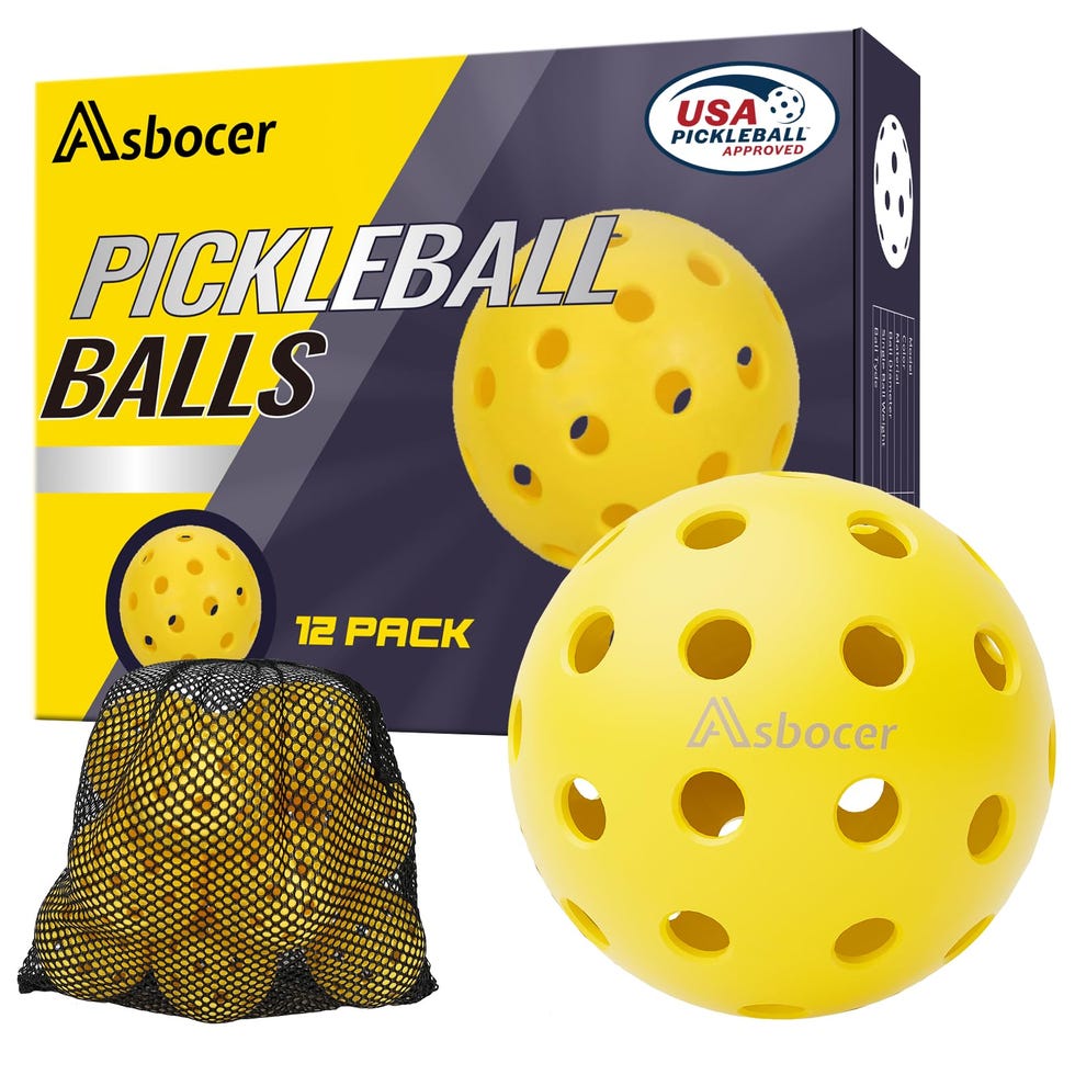 Pickleball Balls, USAPA Approved Pickleballs, 12-Pack