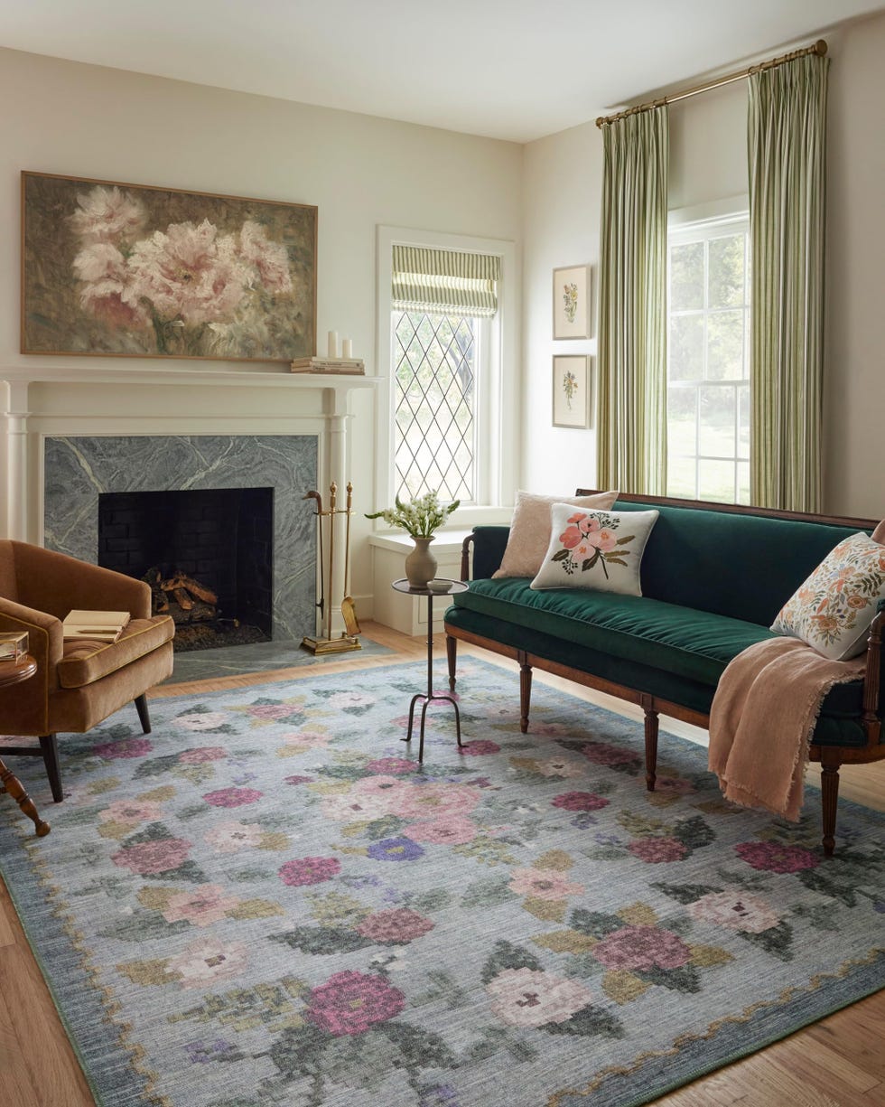 x Rifle Paper Co. Rosa Sky Area Rug