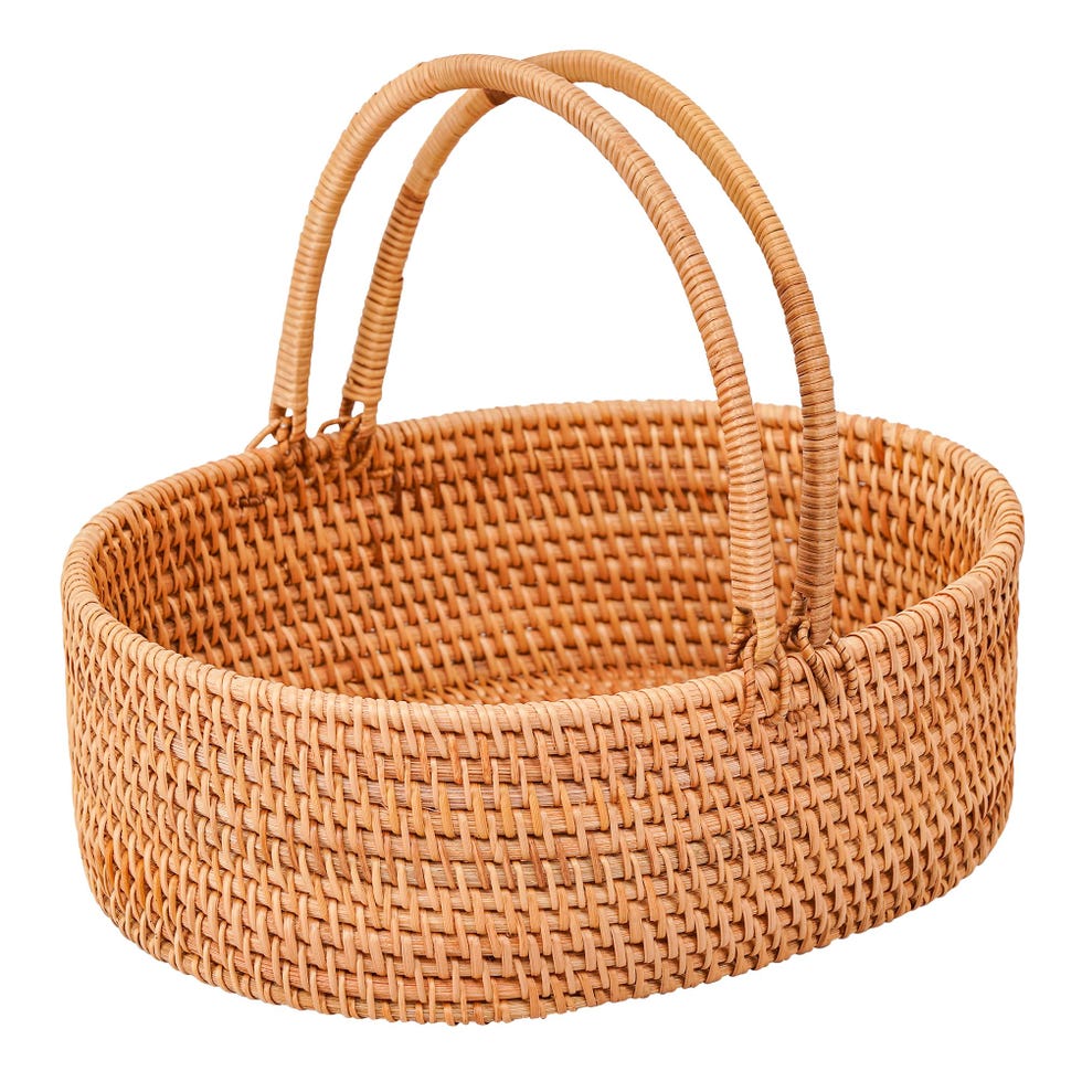 Rattan Harvest Basket 