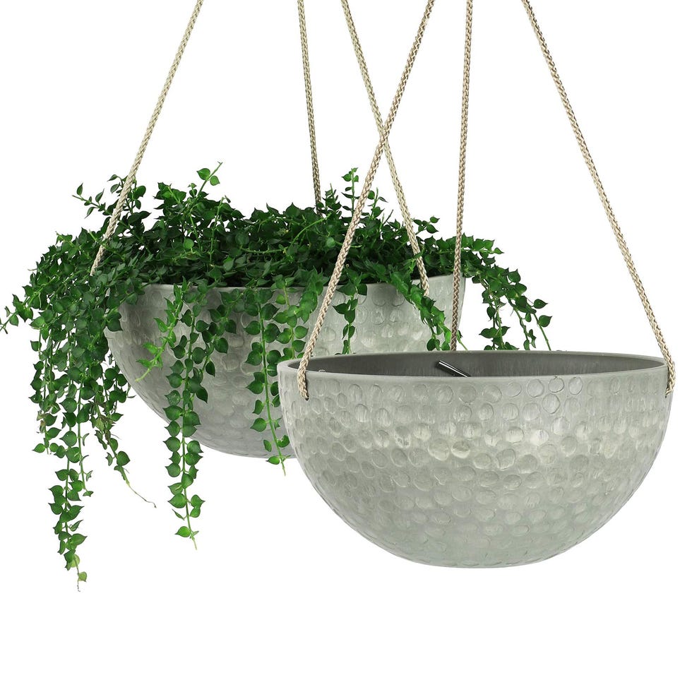 10-Inch Hanging Planter Set