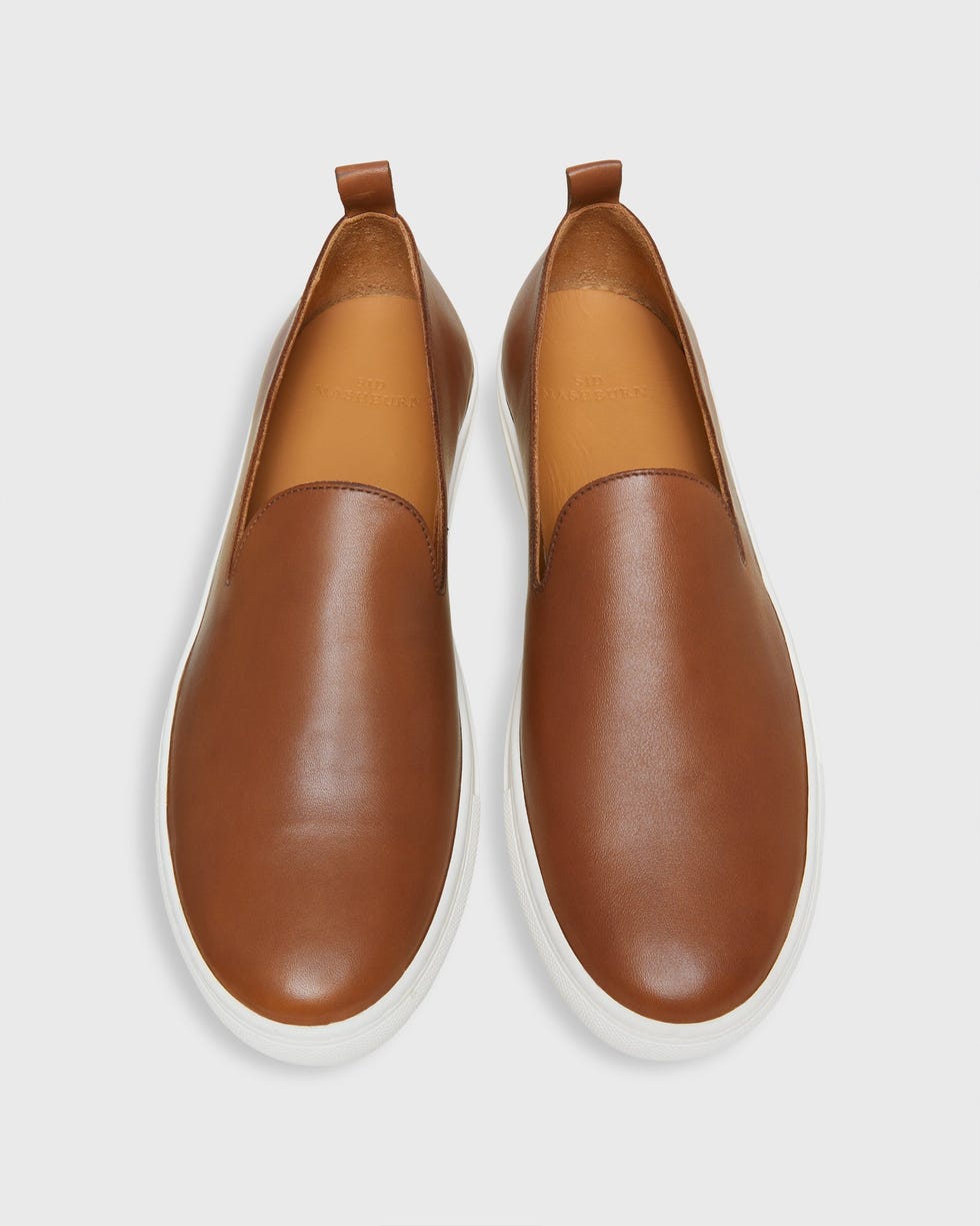 Slip-On Sneaker Saddle Leather