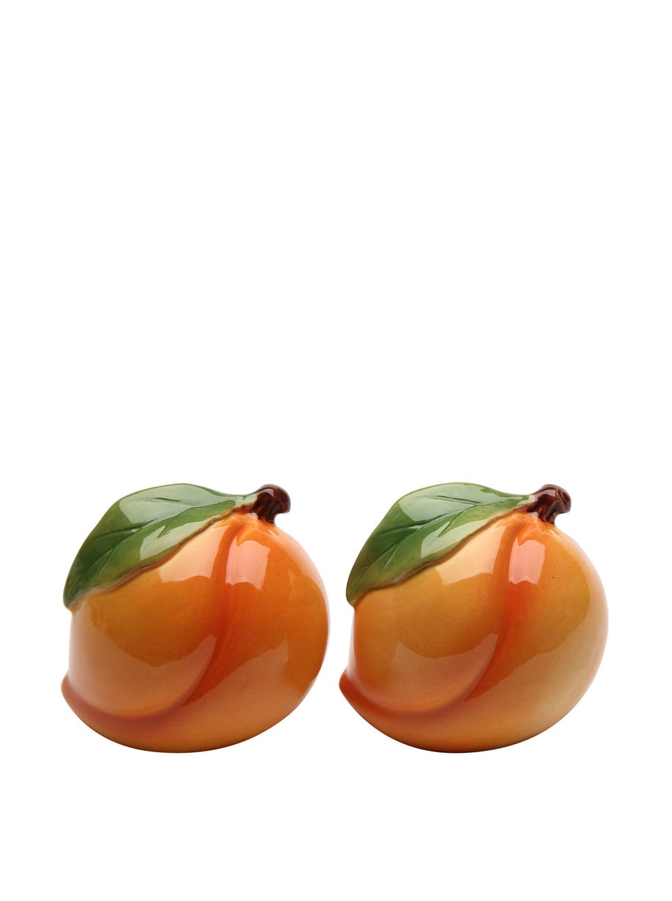 Peach salt and pepper set