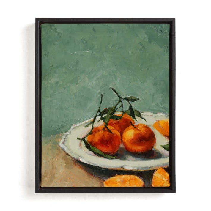 Clementine kitchen art in limited edition 