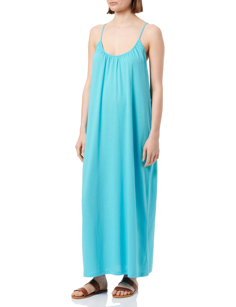 Vestido de mujer Vmluna con escote en el tobillo y tirantes finos 