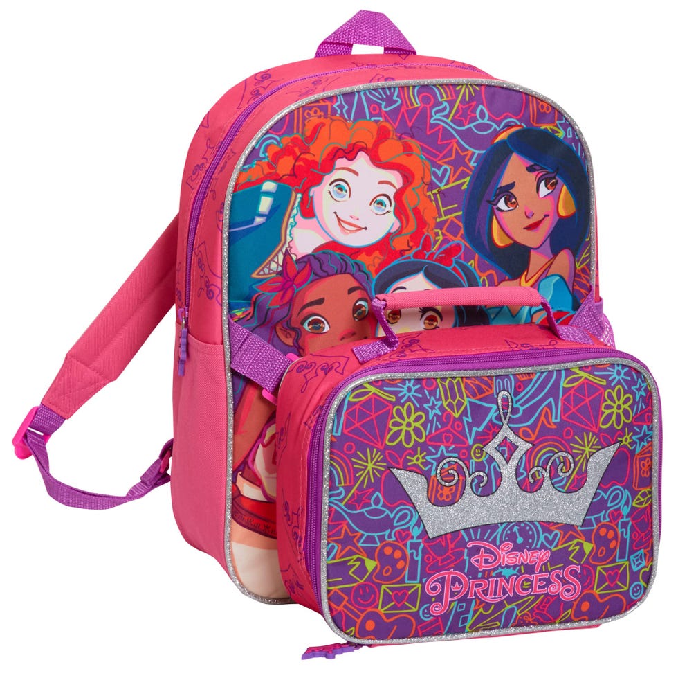 Princess Backpack with Lunch Bag