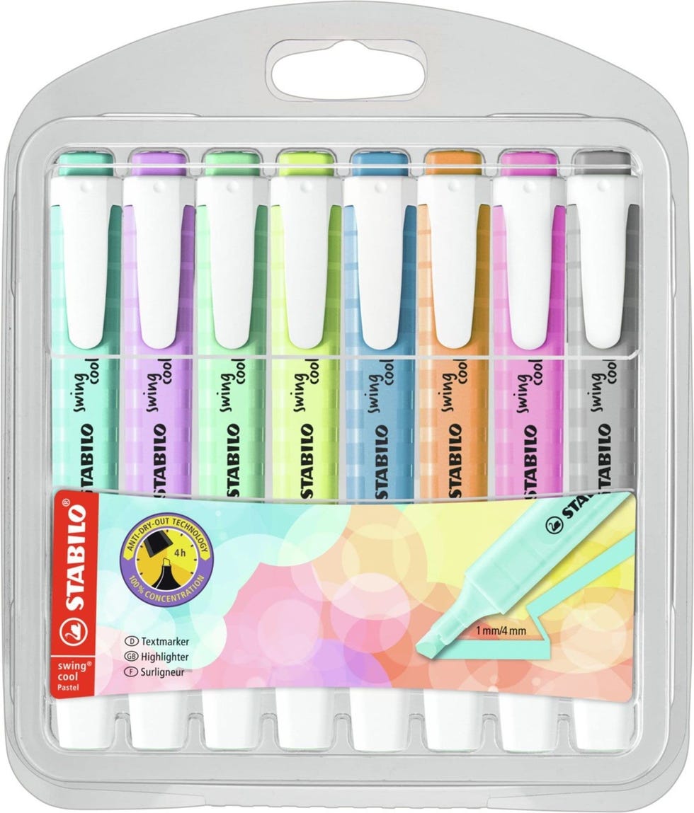 Pastel Highlighters, Pack of 8