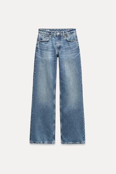 TRF High Rise Wide Leg Jeans