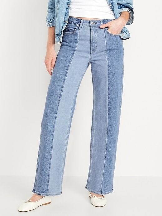 Extra High-Waisted Wide Leg Jeans