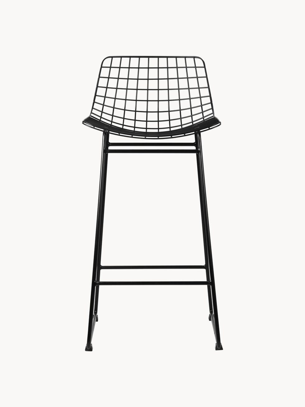 Taburete alto de metal Wire