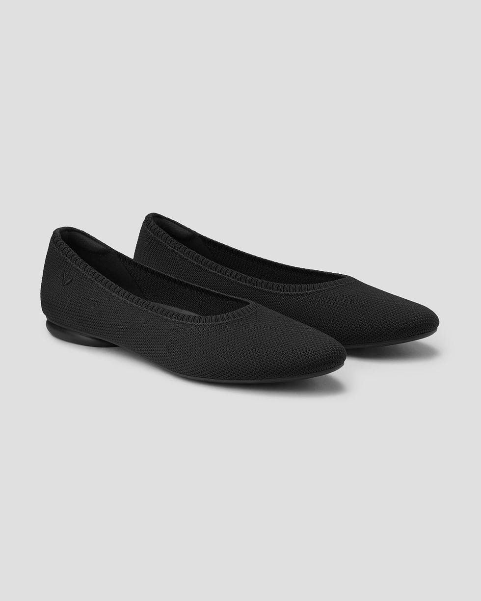 Almond-Toe Ballet Flats 