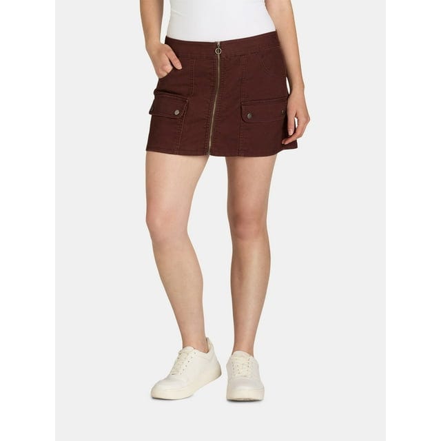 Zip Cargo Skirt
