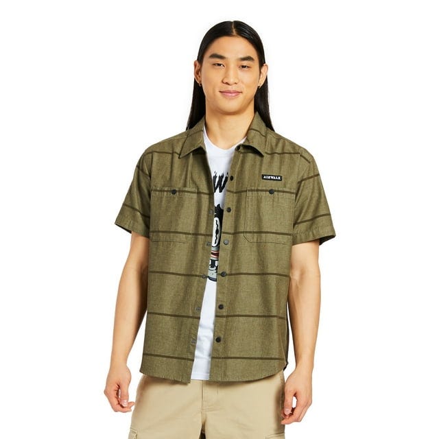 Short-Sleeve Woven T-Shirt