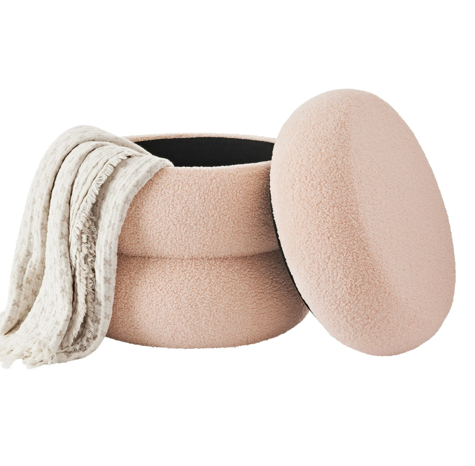 Boucle Cloud Storage Ottoman