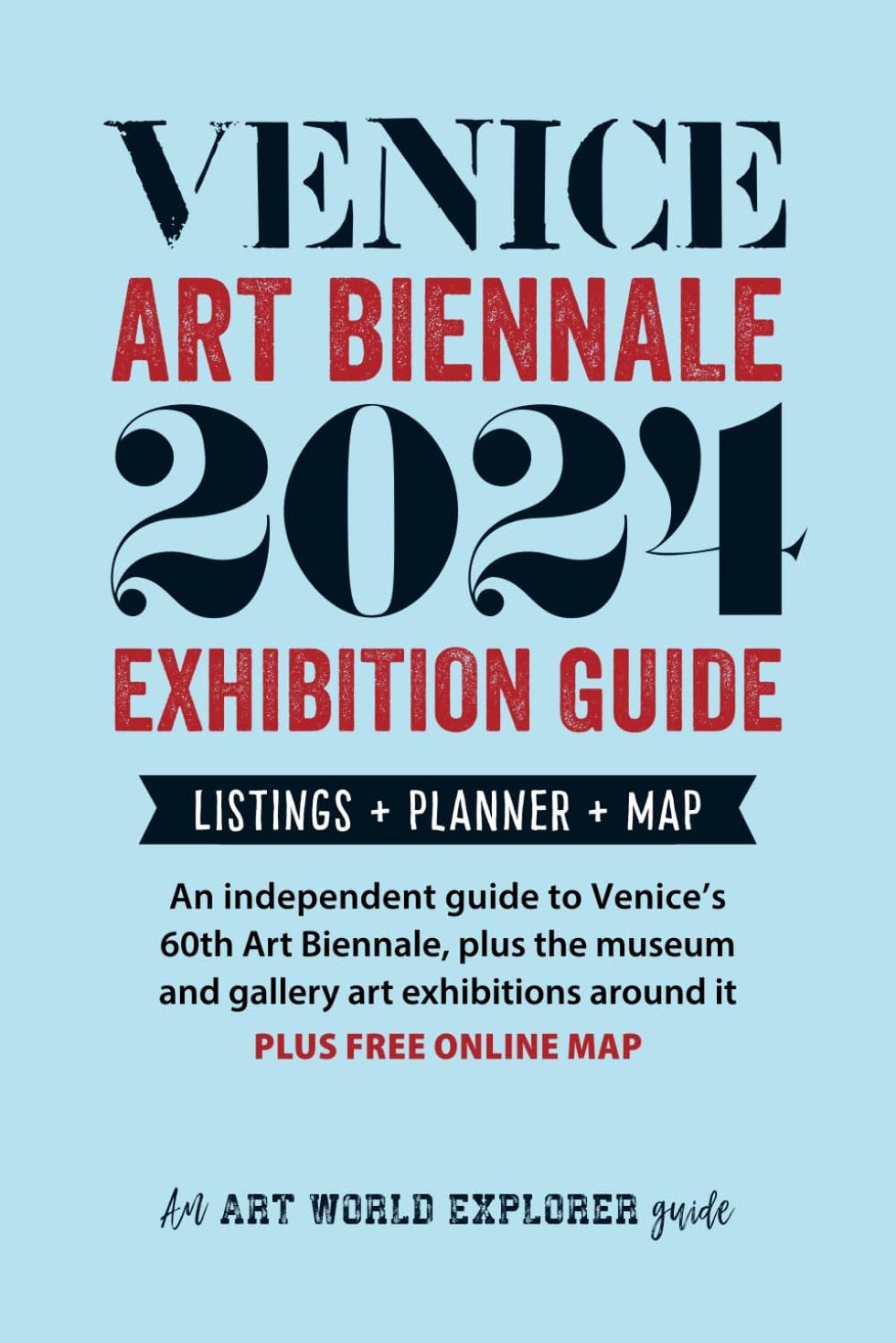 Guía de la Biennale con mapa