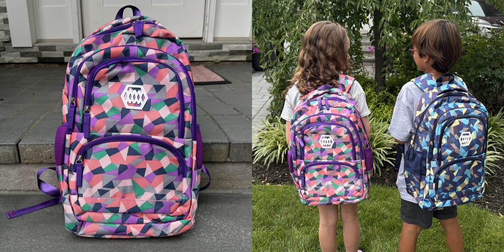 Geometric Print Backpack