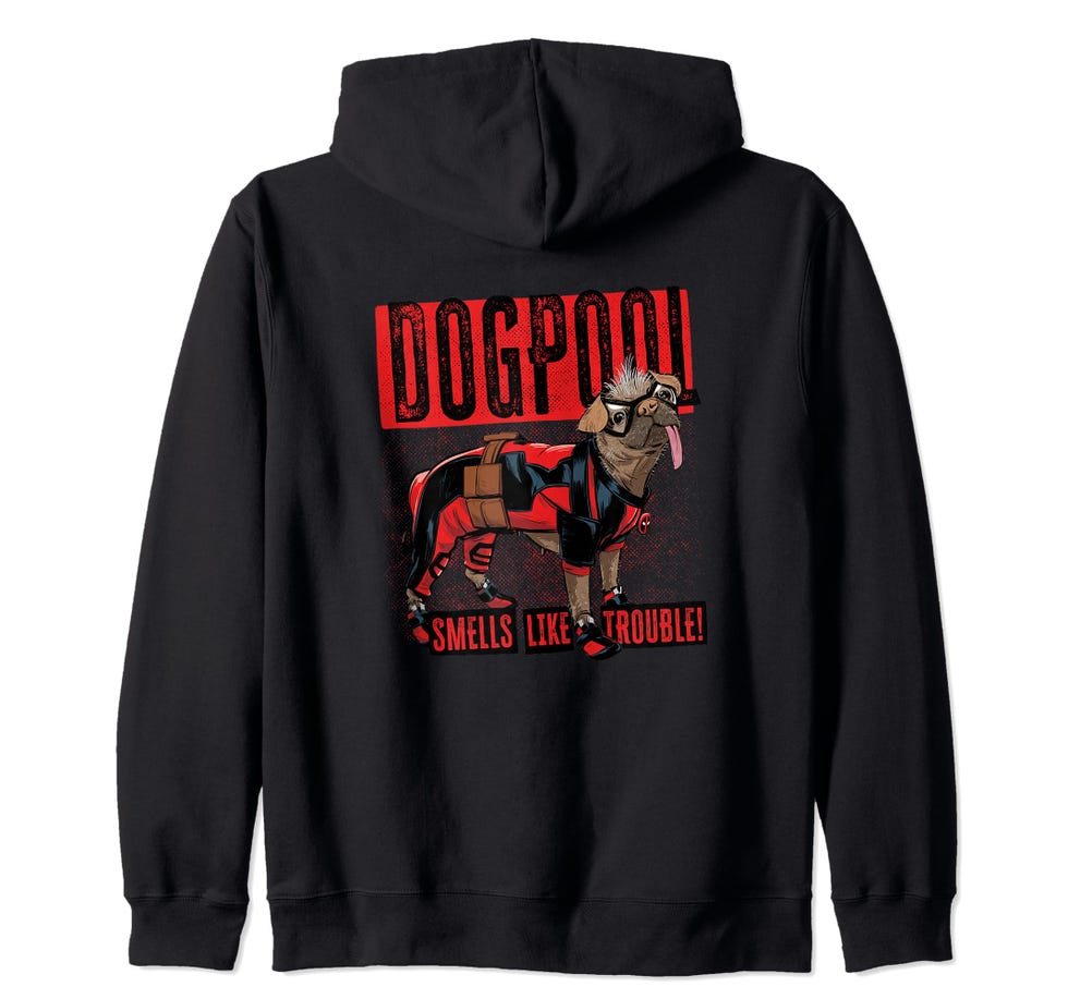 Deadpool & Wolverine Dogpool zip hoodie