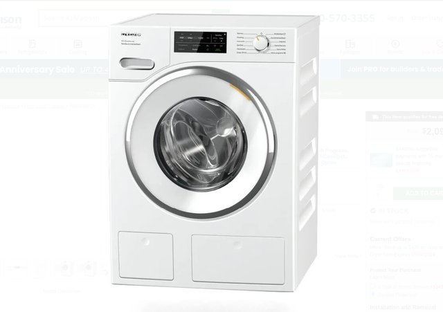 24 Inch Smart Front Load Washer 